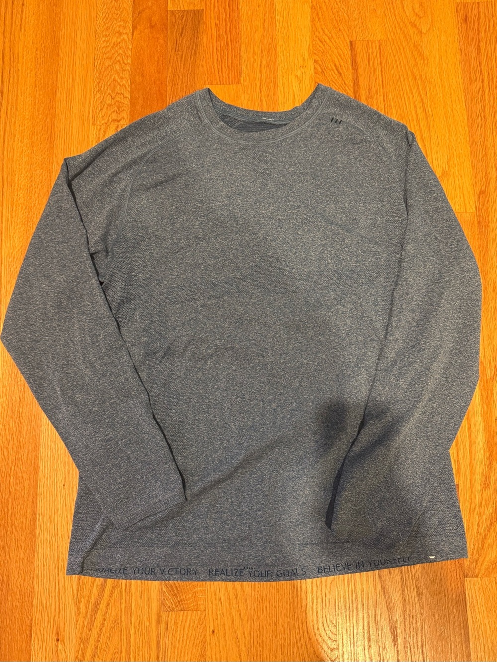 Men's Long-Sleeve Lululemon Shirt BLUE